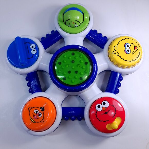 Mattel Sesame Street LIGHTS AND LEVERS LAB Activity Toy 89406 sounds 2002